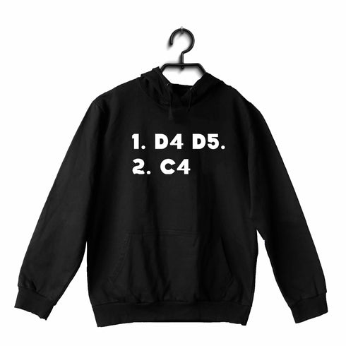 Quirkipedia 1 D4 D5. 2. C4 Chess Sports, Hooded SweatShirts